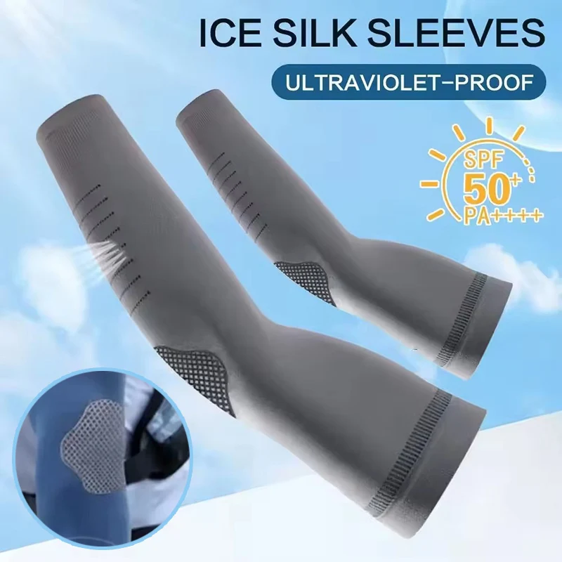 Cycling Arm Warmers - Lengan Pelindung Matahari Musim Panas Bahan