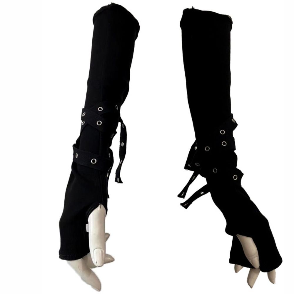 Cycling Arm Warmers - Penutup Lengan Gothic Setengah Jari Unisex