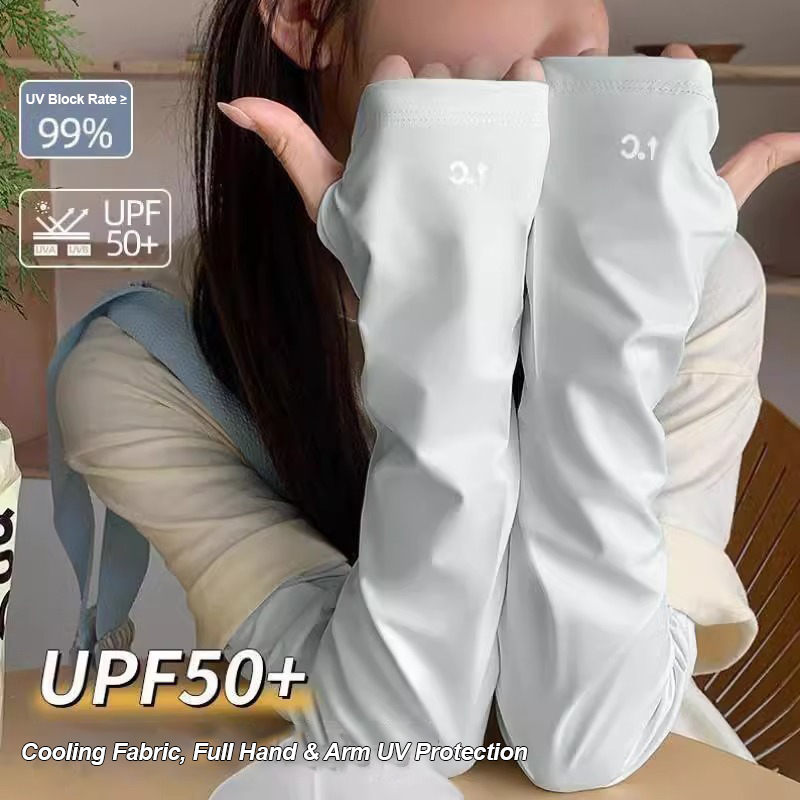 Sarung Tangan Wanita Anti UV u - Cycling Arm Warmers ulasan dan harga