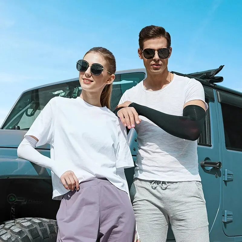 Bersepeda lengan kain es berse - Cycling Arm Warmers ulasan dan harga