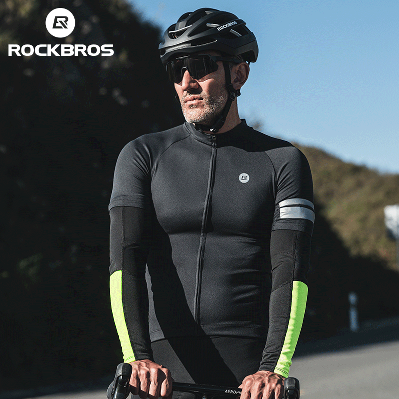 ROCKBROS Musim Gugur Musim Din - Cycling Arm Warmers ulasan dan harga