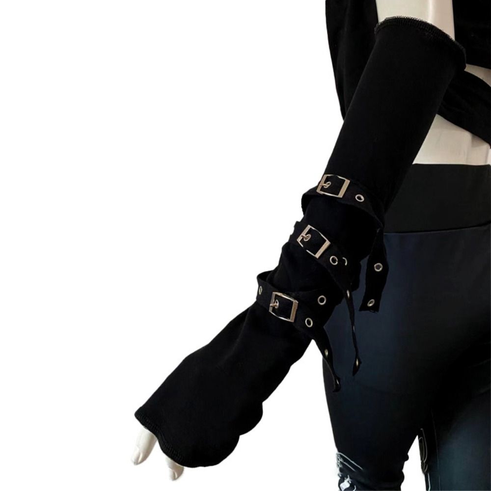 Penutup Lengan Gothic Setengah - Cycling Arm Warmers ulasan dan harga